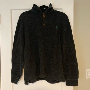 Men’s Ralph Lauren Pullover. Charcoal gray. Size Large.